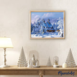 paint by numbers | Winter view | intermediate landscapes | FiguredArt