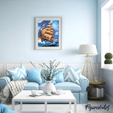 paint by numbers | Sailing Ship | easy ships and boats | FiguredArt
