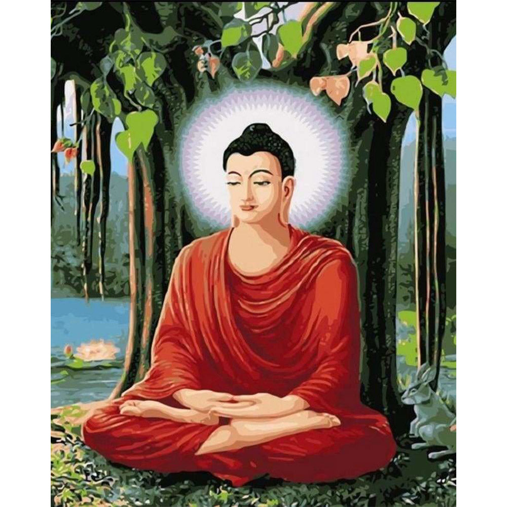 paint by numbers | Buddha Meditation | intermediate religion | FiguredArt