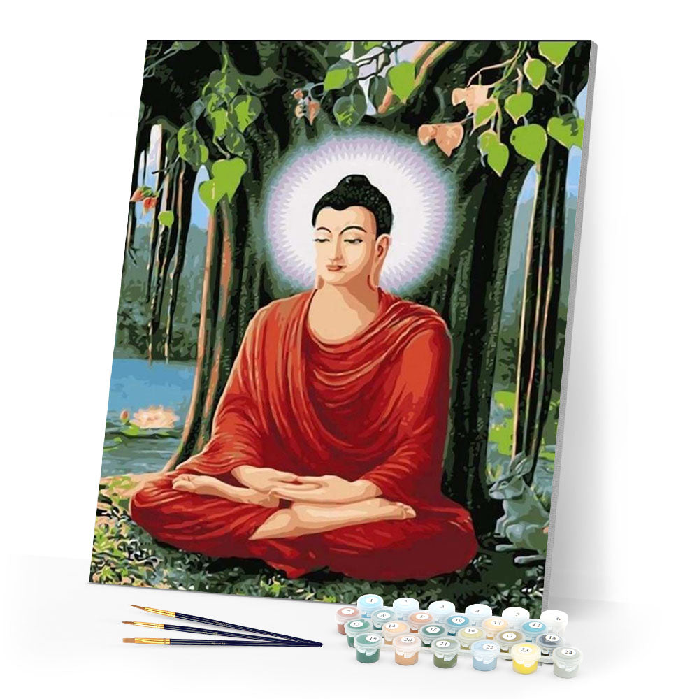 paint by numbers | Buddha Meditation | intermediate religion | FiguredArt
