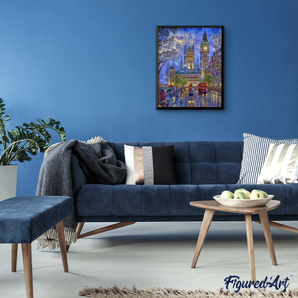 Paint by numbers - London in the dusk – Figured'Art