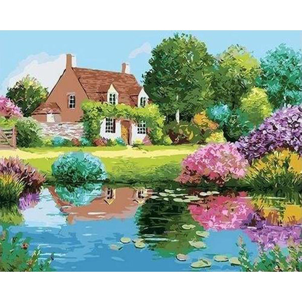 paint by numbers | Bright summer | intermediate landscapes | FiguredArt