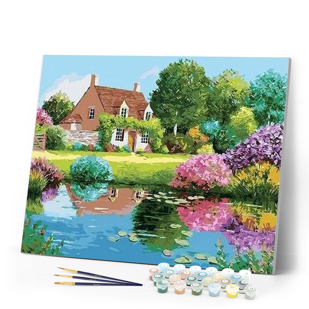 paint by numbers | Bright summer | intermediate landscapes | FiguredArt