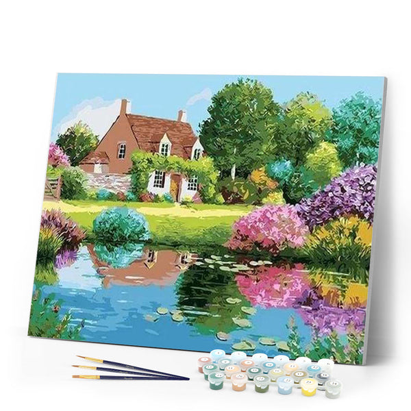 paint by numbers | Bright summer | intermediate landscapes | FiguredArt