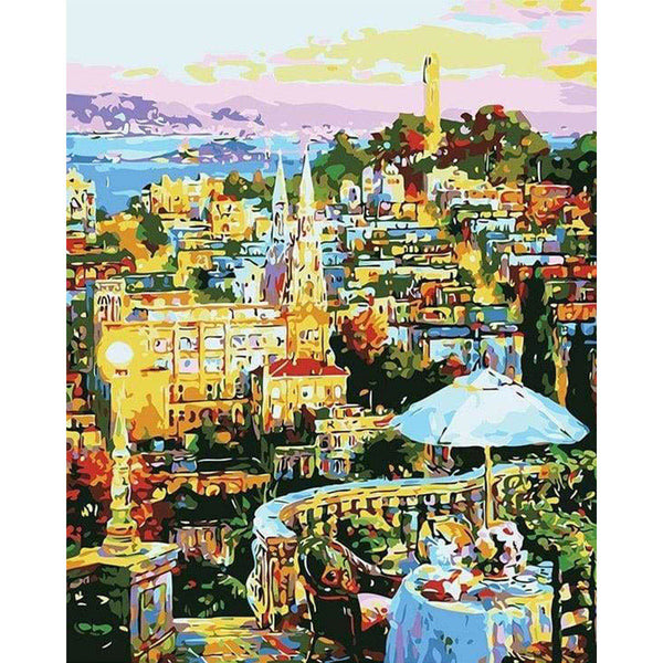 paint by numbers | A city in Belgium | advanced cities | FiguredArt