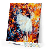 paint by numbers | Dancer in Color | dance intermediate | FiguredArt
