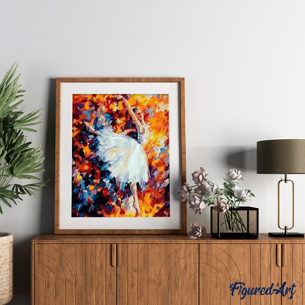 paint by numbers | Dancer in Color | dance intermediate | FiguredArt