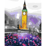 paint by numbers | Big Ben Garden | cities intermediate | FiguredArt