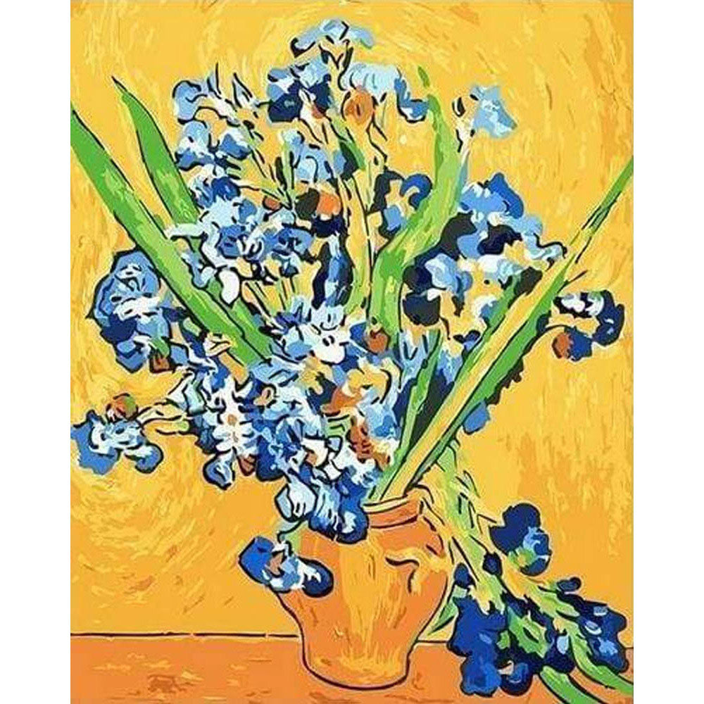 paint by numbers | Van Gogh Irises | easy famous paintings flowers van gogh | FiguredArt