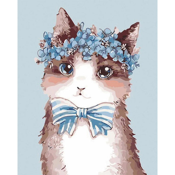 paint by numbers | Mrs. Cat | animals cats easy | FiguredArt