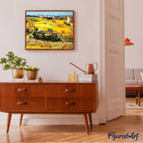 paint by numbers | Van Gogh Harvest | advanced famous paintings landscapes van gogh | FiguredArt
