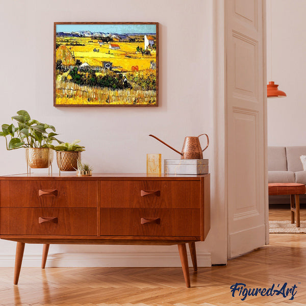 paint by numbers | Van Gogh Harvest | advanced famous paintings landscapes van gogh | FiguredArt