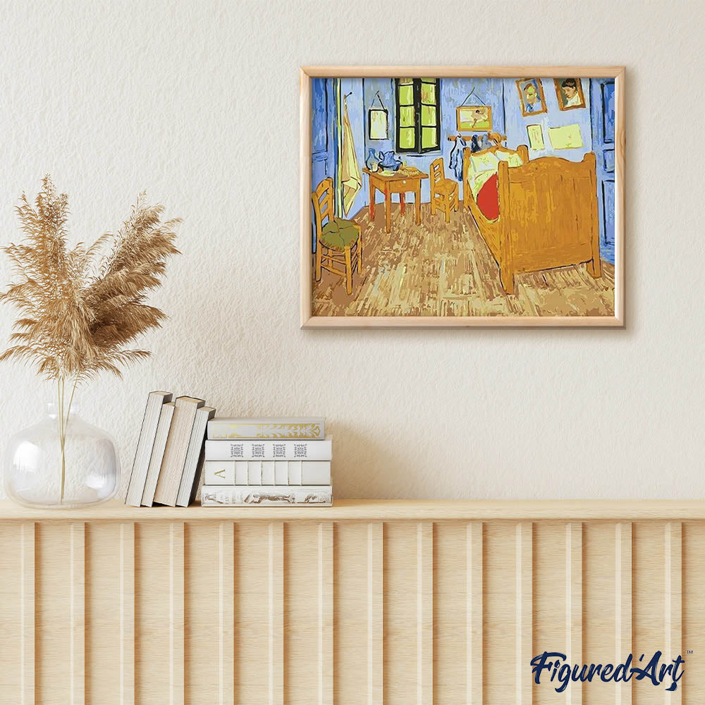 paint by numbers | Van Gogh House | famous paintings intermediate van gogh | FiguredArt