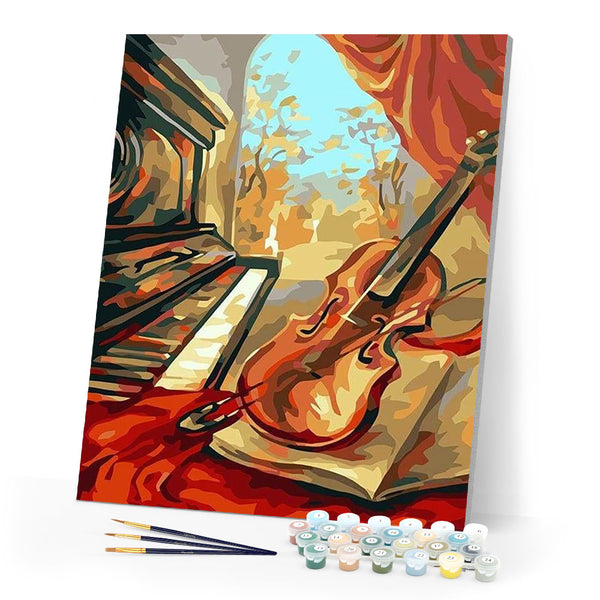 paint by numbers | Before the Concert | easy music | FiguredArt