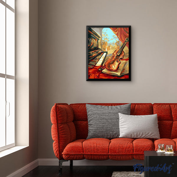 paint by numbers | Before the Concert | easy music | FiguredArt