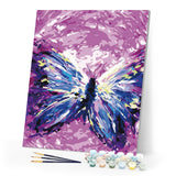 paint by numbers | Abstract splendor | animals butterflies intermediate | FiguredArt