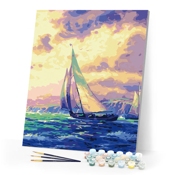 paint by numbers | Navigation | easy ships and boats | FiguredArt