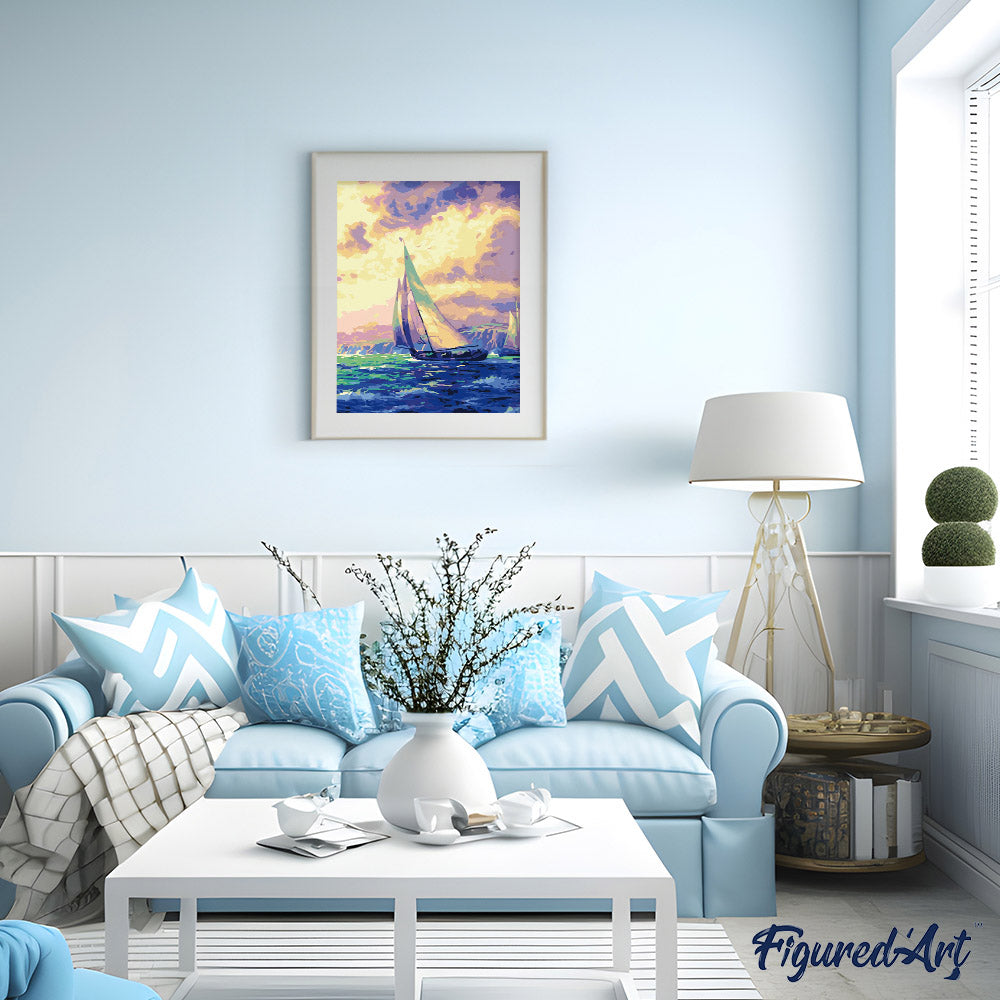 paint by numbers | Navigation | easy ships and boats | FiguredArt