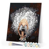 paint by numbers | Ballerina and Pretty Tutu | dance intermediate | FiguredArt