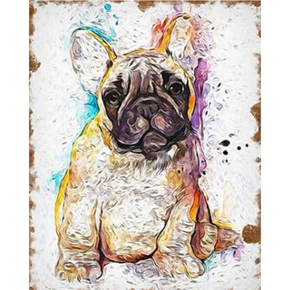 paint by numbers | Brown Dog | advanced animals dogs | FiguredArt