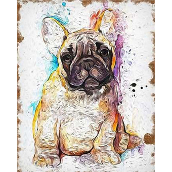 paint by numbers | Brown Dog | advanced animals dogs | FiguredArt