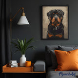 paint by numbers | Black dog | animals dogs intermediate | FiguredArt