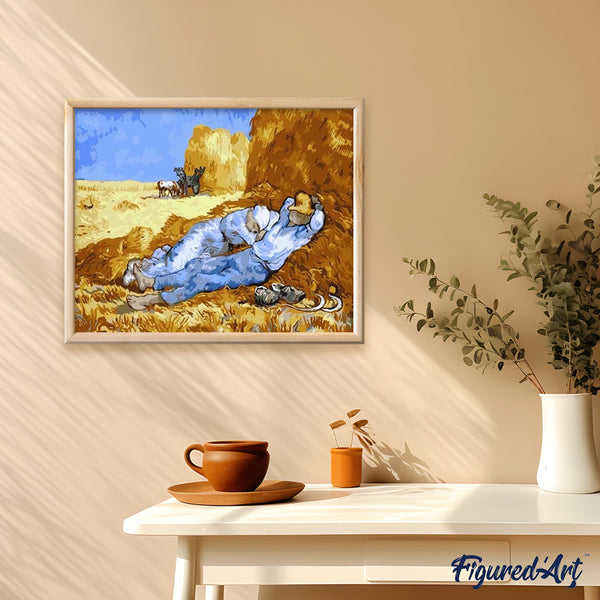 paint by numbers | Van Gogh Field | easy famous paintings van gogh | FiguredArt