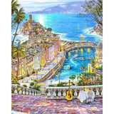 paint by numbers | Beach Summer City | advanced cities | FiguredArt