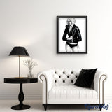 paint by numbers | Black and White Marilyn Monroe | easy portrait | FiguredArt