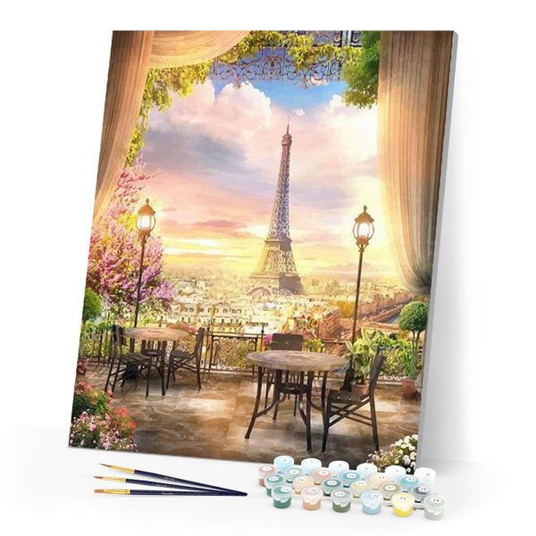 paint by numbers | Beautiful Paris Landscape | advanced cities | FiguredArt
