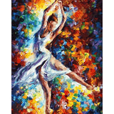 paint by numbers | Dancer in Motion | advanced dance | FiguredArt