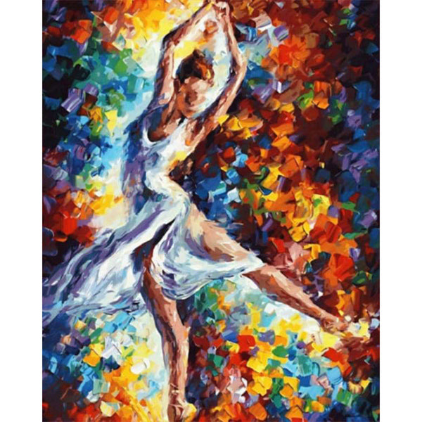 paint by numbers | Dancer in Motion | advanced dance | FiguredArt