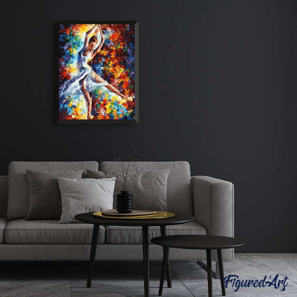 paint by numbers | Dancer in Motion | advanced dance | FiguredArt