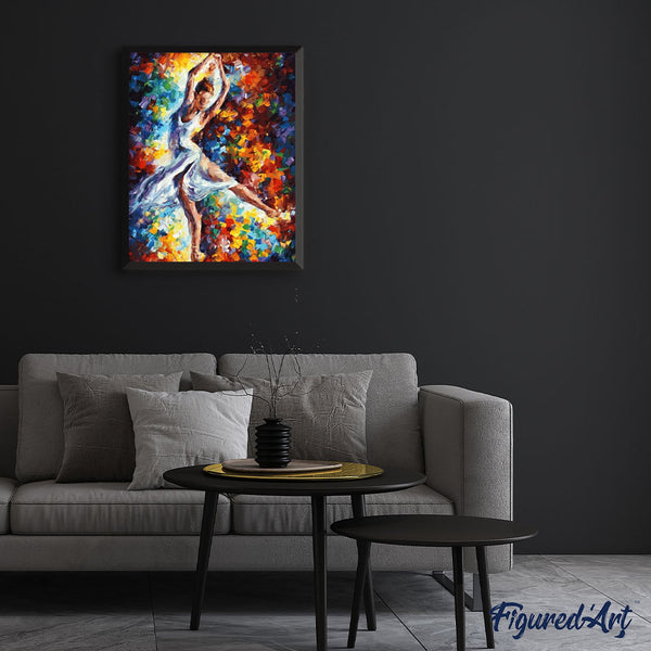 paint by numbers | Dancer in Motion | advanced dance | FiguredArt