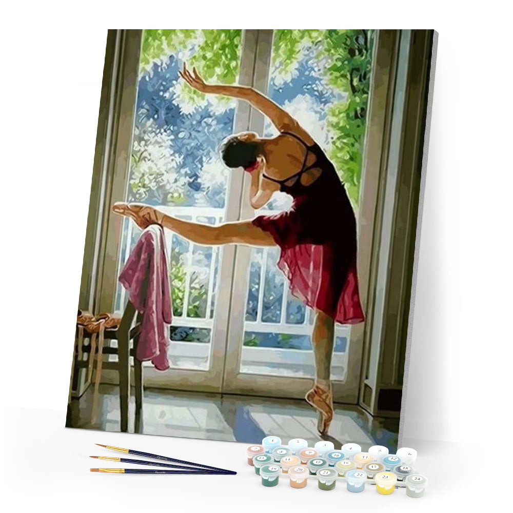 paint by numbers | Morning Dancer | dance intermediate | FiguredArt
