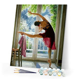 paint by numbers | Morning Dancer | dance intermediate | FiguredArt