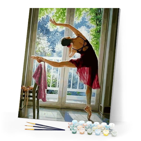 paint by numbers | Morning Dancer | dance intermediate | FiguredArt