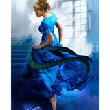 paint by numbers | Dancer Blue color | advanced dance | FiguredArt
