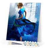 paint by numbers | Dancer Blue color | advanced dance | FiguredArt