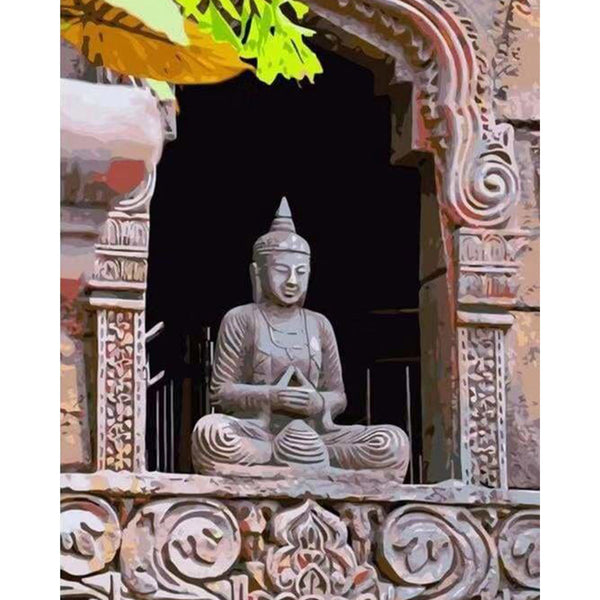 paint by numbers | Buddhist temple | intermediate world | FiguredArt