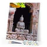 paint by numbers | Buddhist temple | intermediate world | FiguredArt
