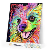 paint by numbers | Beautiful dog | advanced animals dogs | FiguredArt