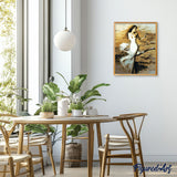 paint by numbers | Dancer and Swan | birds dance easy romance swans | FiguredArt