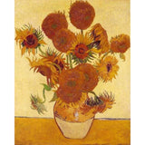 paint by numbers | Van Gogh Orange Sunflowers | advanced famous paintings flowers van gogh | FiguredArt