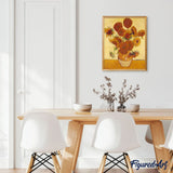 paint by numbers | Van Gogh Orange Sunflowers | advanced famous paintings flowers van gogh | FiguredArt