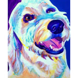 paint by numbers | Bright Dog | advanced animals dogs | FiguredArt