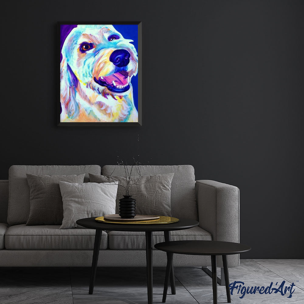 paint by numbers | Bright Dog | advanced animals dogs | FiguredArt