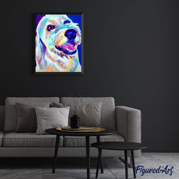 paint by numbers | Bright Dog | advanced animals dogs | FiguredArt