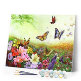 paint by numbers | Butterflies and Flowers | advanced animals butterflies flowers | FiguredArt