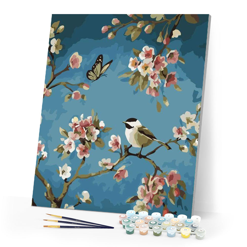paint by numbers | Birds Painting 1 | animals birds butterflies easy flowers | FiguredArt
